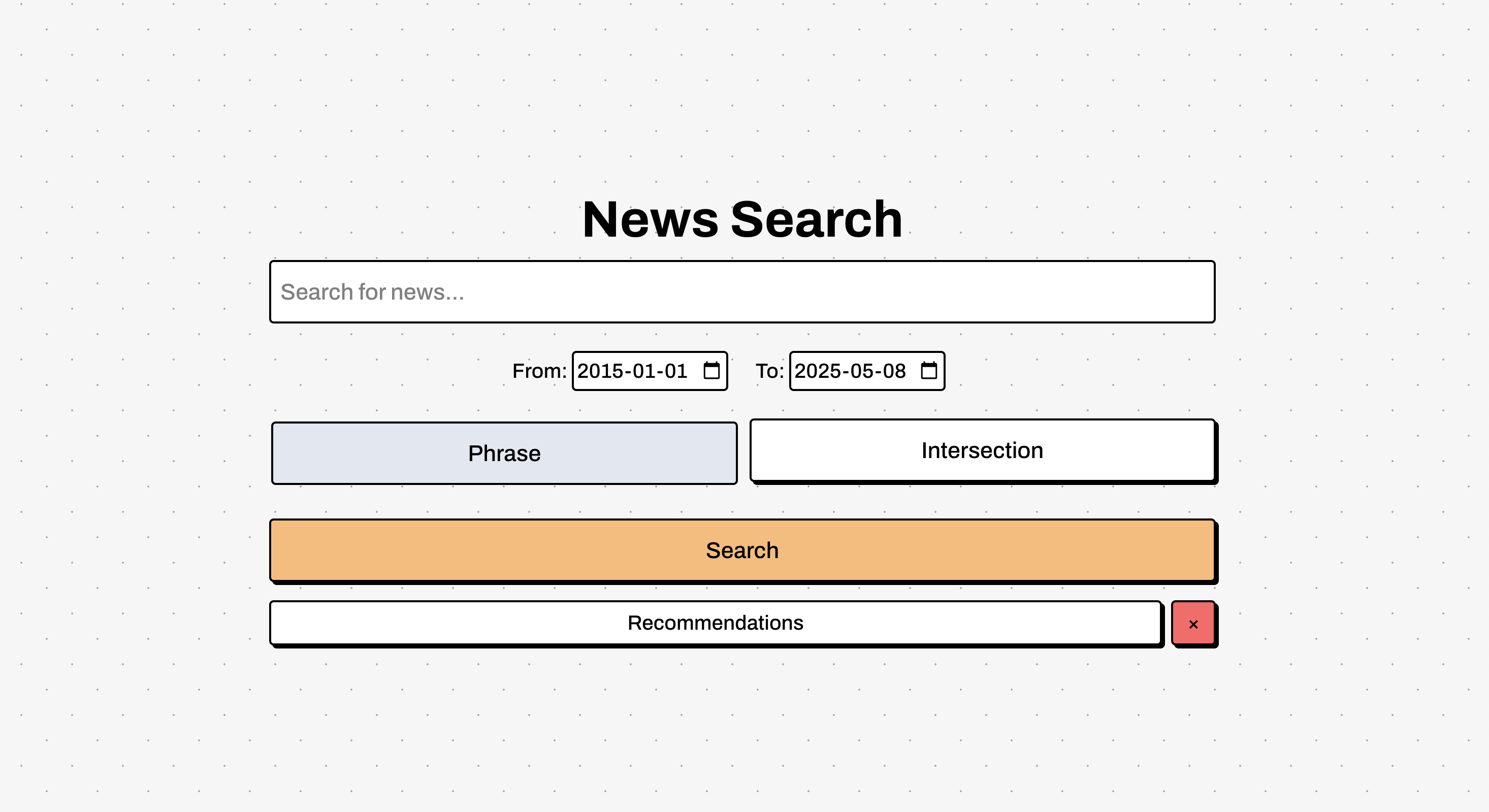 News Search Engine
